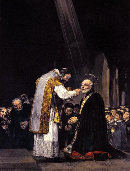 Francisco de Goya La ultima comunion de san Jose de Calasanz France oil painting art